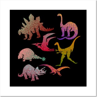 Happy Dinosaurs Posters and Art